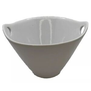 Crate & Barrel Porcelain‎ Kai Ramen Noodle Soup Rice Sushi Bowl Dish White